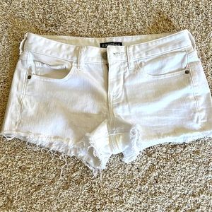 Express white shorts
